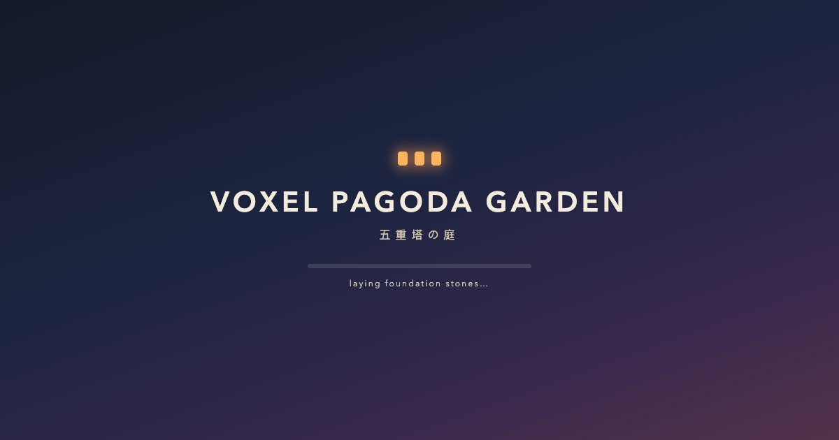 Screenshot of the Pagoda demo